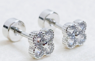 Enya stud earrings | 925 silver